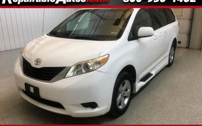 Photo of a 2012 Toyota Sienna LE V6 Wheelchair Conversion Repairable Side Damage for sale