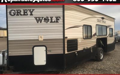 Photo of a 2015 Forest River Grey Wolf Repairable Hail Damage for sale