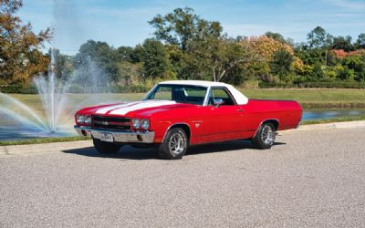 1970 Chevrolet El Camino Big Block, Matching-Numbers Turbo 400, Cranberry Red, Cold A/C