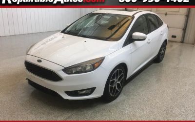 Photo of a 2017 Ford Focus SEL Sedan Repairable Hail Damage for sale