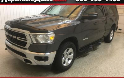 Photo of a 2021 RAM 1500 Big Horn Quad Cab 4WD Repairable Rear Damage for sale