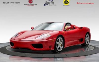 2004 Ferrari 360 Modena Spider Recent Service