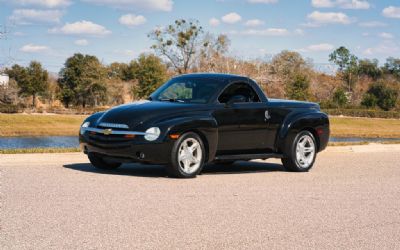 2004 Chevrolet SSR 5.3 Liter V8, 62,699 Original Miles, Black With Black Leather