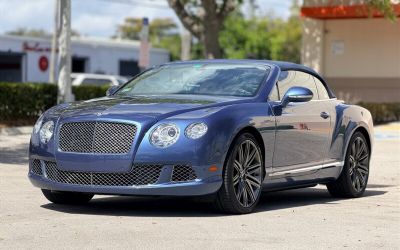 Photo of a 2014 Bentley Continental GTC Speed Convertible for sale