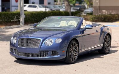 Photo of a 2014 Bentley Continental GTC Speed Convertible for sale