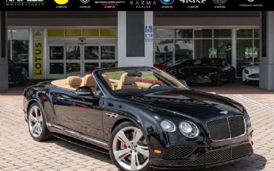 Photo of a 2016 Bentley Continental GTC Speed for sale