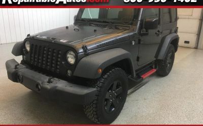 2017 Jeep Wrangler Sport 4WD Repaired Burn Damage