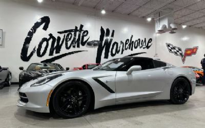 2018 Chevrolet Corvette Coupe 3LT, NPP, Z51 Black 5-Spokes, Auto Glass Top Coupe