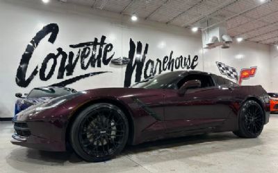 2017 Chevrolet Corvette Coupe Premium, Z51 Splr, Auto, Black Wheels, 87K! Coupe