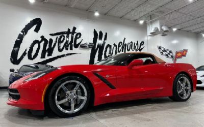 2014 Chevrolet Corvette Conv 3LT, Auto, Chromes, Kalahari, Override, 30K! Convertible