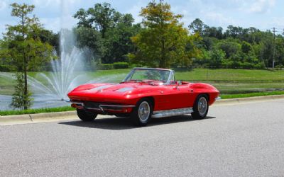 1963 Chevrolet Corvette 327/340 HP 4-Speed, Factory Power Windows