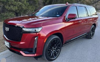 Photo of a 2023 Cadillac Escalade ESV V-Series Onyx Package Super Cruise Refrigerator Trailering for sale