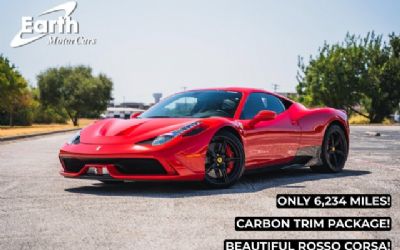 Photo of a 2015 Ferrari 458 Italia Speciale Front Lift Shields Carbon Side Fins Carbon LED for sale