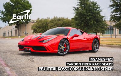 2014 Ferrari 458 Italia Speciale Painted Stripe - Serviced