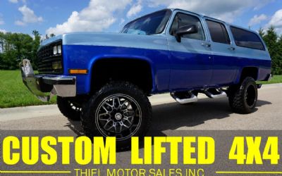 Photo of a 1991 Chevrolet Suburban Lifted - Custom - 4X4 - Factory AC - Southern SUV! for sale