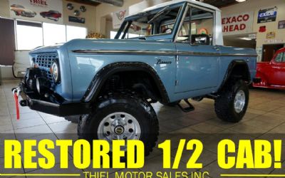 Photo of a 1967 Ford Bronco Restored - 1/2 Cab - 4X4 - 302 V8 - Southern SUV! for sale