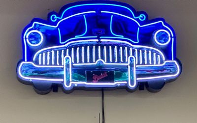 Photo of a Buick Grill Neon Sign for sale