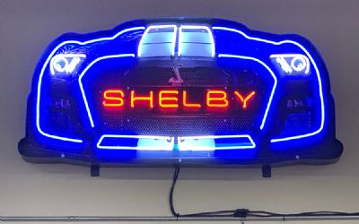 Photo of a Shelby GT 500 Grill Neon Sign IN Shaped Steel Can for sale