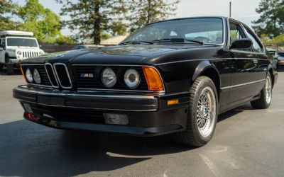 1988 BMW M6 