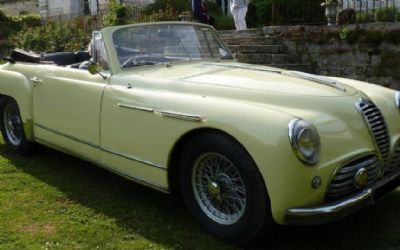 1949 Alfa Romeo 6C 2500 Convertible