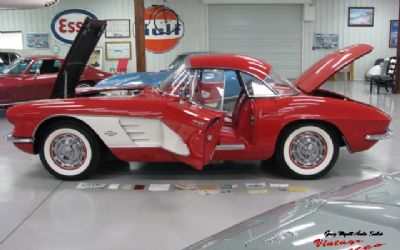 Photo of a 1961 Chevrolet Corvette Survivor Roman Red 245HP 2 Owner Original for sale