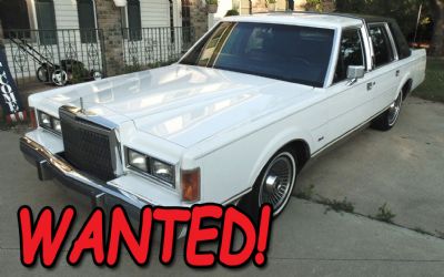 Photo of a 1989 Lincoln Town Car Signature for sale
