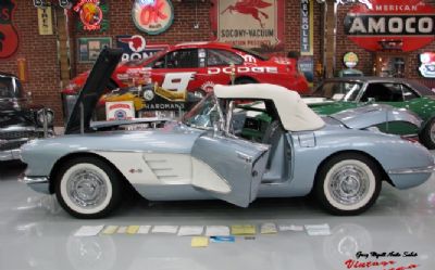 Photo of a 1958 Chevrolet Corvette Silver Blue 230HP Automatic PS PB for sale
