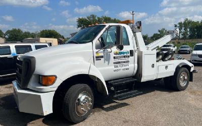Photo of a 2004 Ford F650 Wrecker TOW Truck for sale