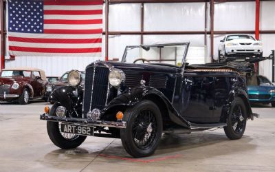 1934 Standard 10 Convertible Sedan 