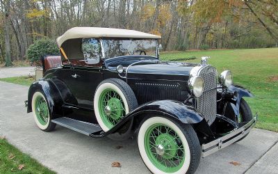 Photo of a 1930 Ford Model A Deluxe Roadster Convertible With Rumble Seat for sale