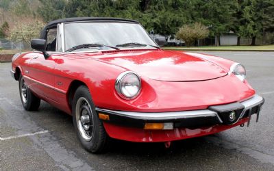 1986 Alfa Romeo Spider Convertible