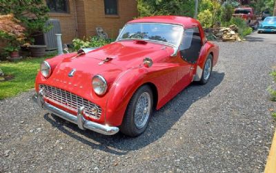 Photo of a 1961 Triumph TR3 A Roadster For Sale Convertible for sale