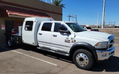 Photo of a 2016 RAM 5500 Flatbed Truck With Sleeper W/ Trailer for sale