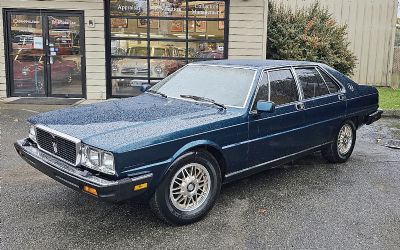 1980 Maserati Quattroporte 4 Dr. Sedan