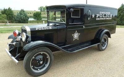 Photo of a 1930 Chicago Police Paddy Wagon for sale