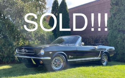 Photo of a 1965 Ford Mustang Hard TO Find Triple Black V8 Pony Convertible for sale
