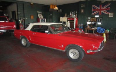 Photo of a 1968 Ford Mustang Convertible, V-8 for sale
