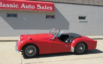 Photo of a 1959 Triumph TR 3A Red Roadster for sale