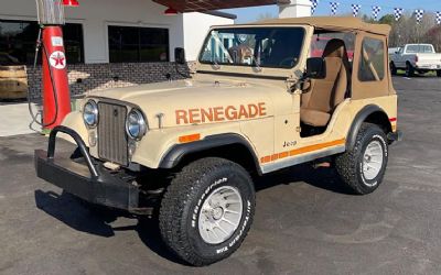 Photo of a 1979 Jeep CJ-5 Renegade 4X4 SUV for sale