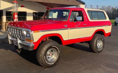 Photo of a 1978 Ford Bronco Custom 2 Dr. 4X4 SUV for sale