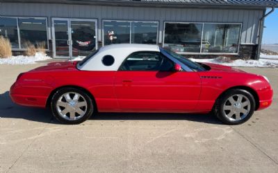 2002 Ford Thunderbird Deluxe 2DR Convertible