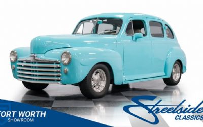 Photo of a 1947 Ford Deluxe Fordor Sedan W/ Trailer for sale