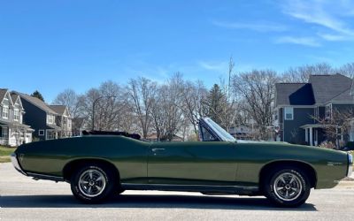 Photo of a 1968 Pontiac LE Mans Rare Verdero Green GTO Looks for sale