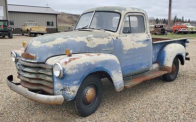 1951 Chevrolet 3100 Half Ton Short BOX Pickup