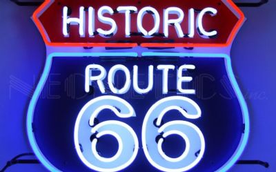 Photo of a 2024 Route 66 Neon Sign for sale