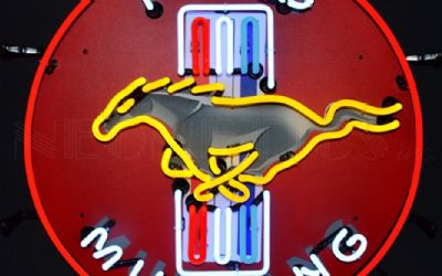 Photo of a 2024 Ford Mustang Neon Sign for sale