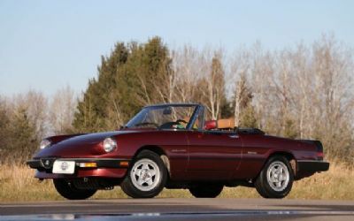 Photo of a 1989 Alfa Romeo Spider Convertible for sale