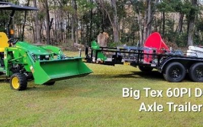 2022 John Deere 1025R With Trailer 