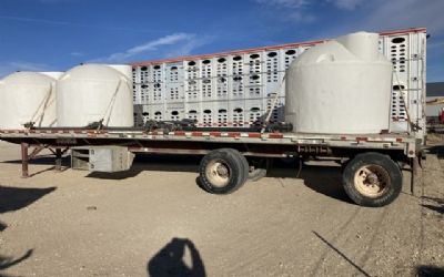 Photo of a 1999 Wilson Flatbed Flatbed Trailer W/3 1500 Gallon Tanks for sale