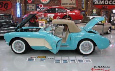 Photo of a 1957 Chevrolet Corvette Cascade Green Beige Interior 245HP “just In “ for sale